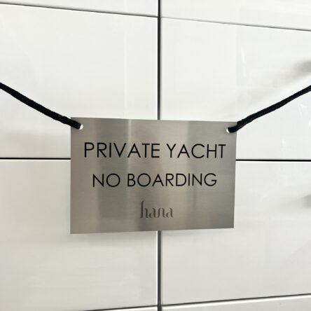 No Boarding Sign
